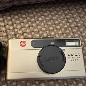 Leica Minilux Zoom With Soft Leica Case and Strap
